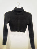 Long-Sleeved Cropped Top