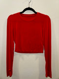 Long-Sleeved Crop Top