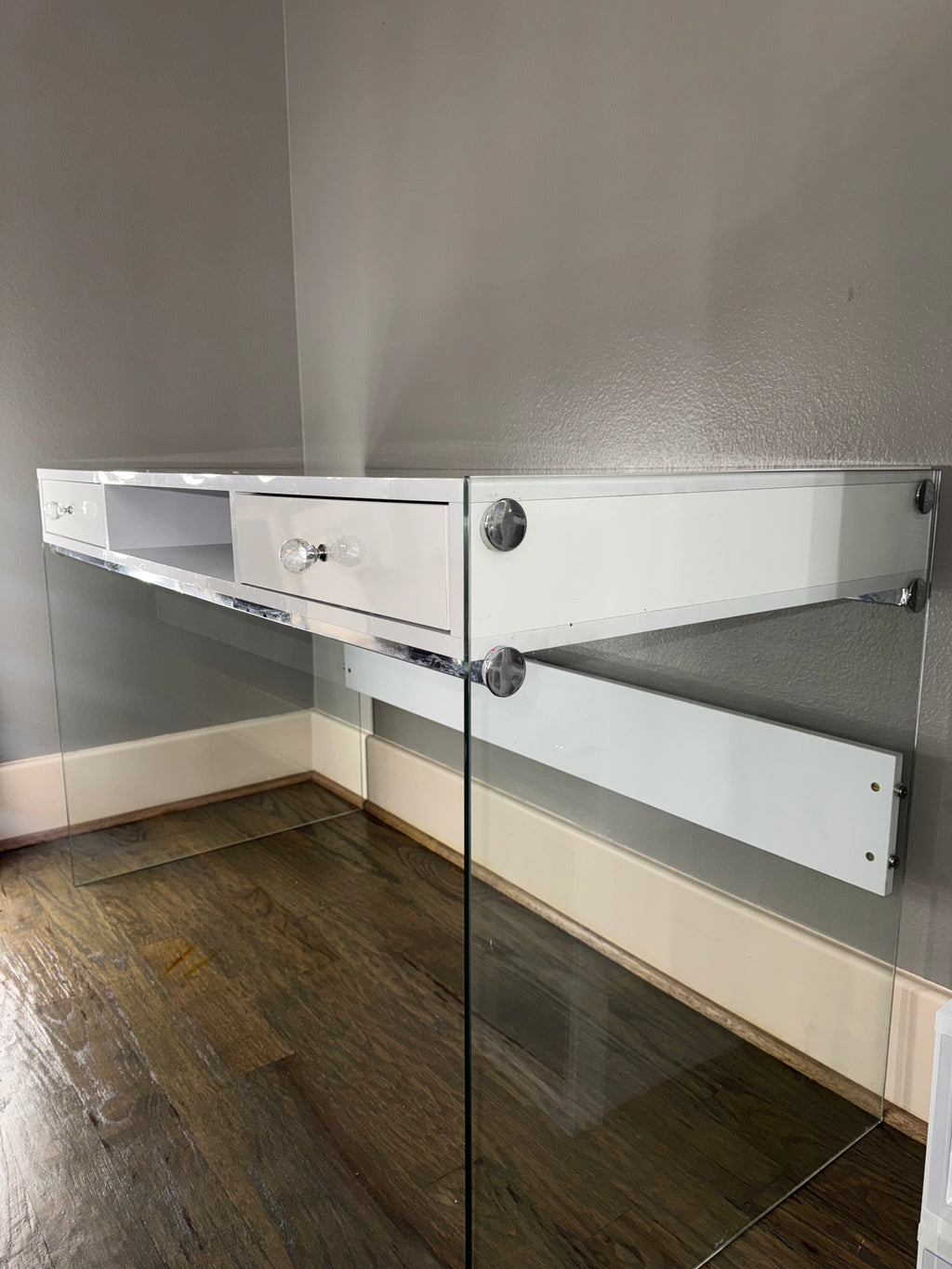 Glass Desk
